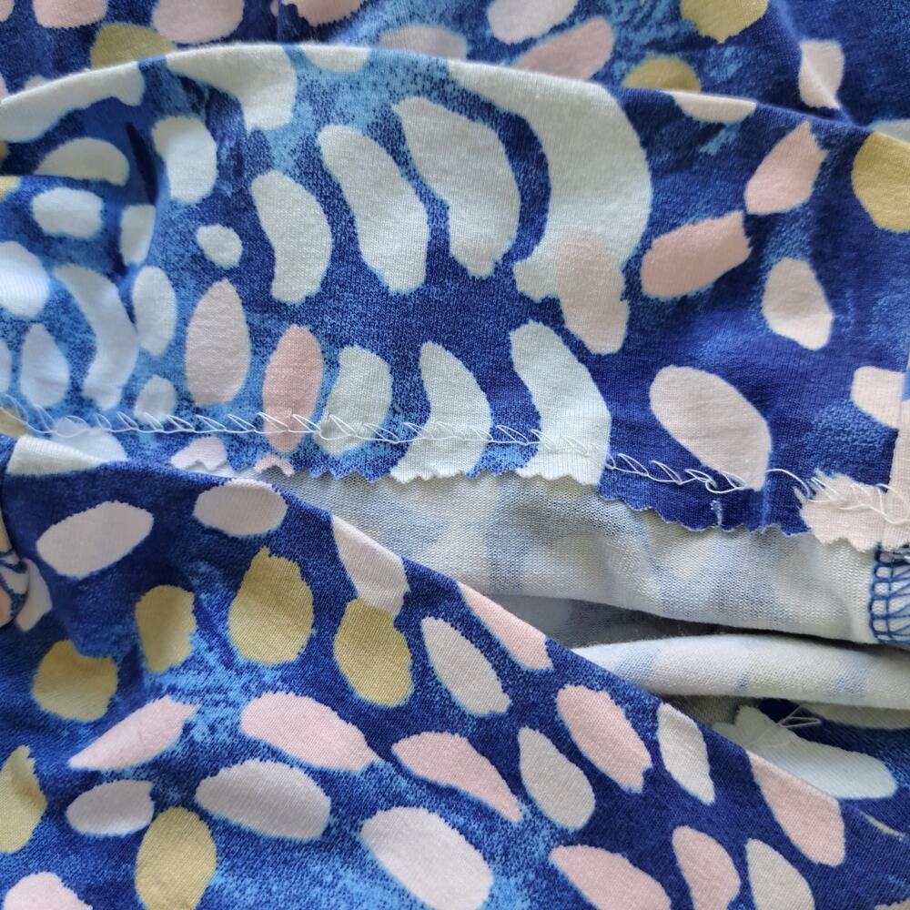 LILLY PULITZER Georgia May Palazzo Pant Large Blue Sparkling Grotto *Hemmed* - Picture 9 of 10